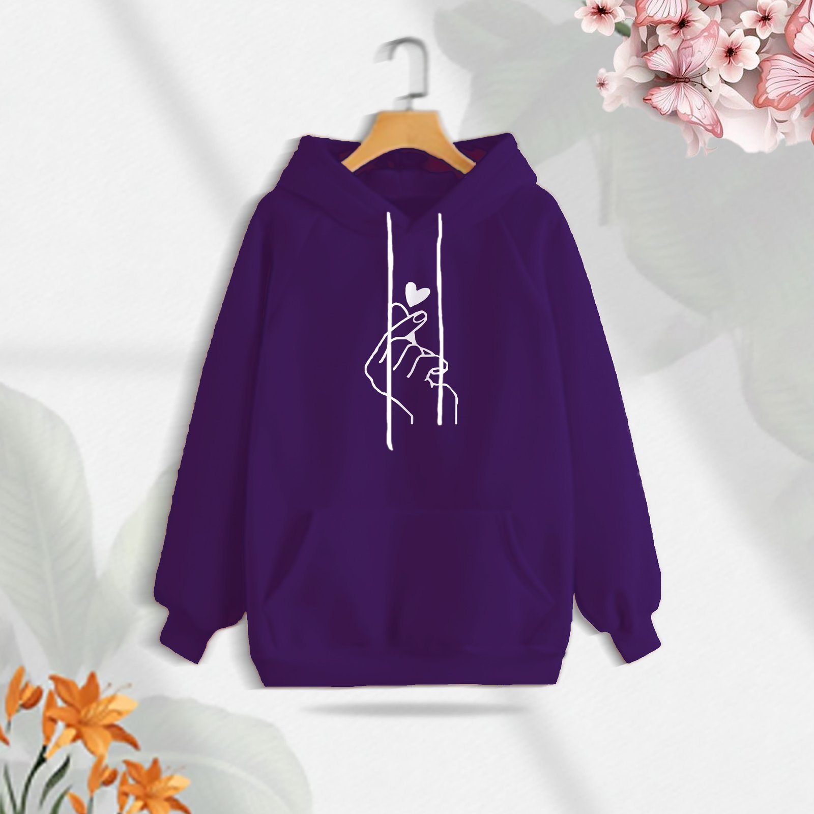 Premium Comfortable (Love Turi) Ladies winter hoodie